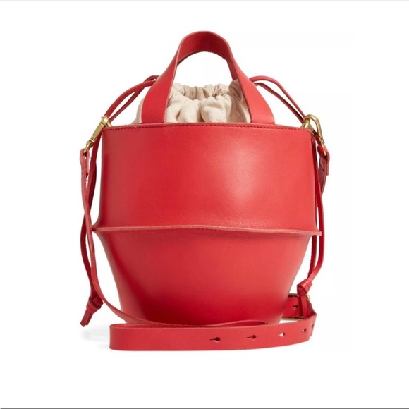 Madewell The Austin Crossbody Red Bag - Picture 2 of 11